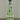 32" Octagon Solar Powered Poly Lighthouse Lime Green with White Trim