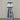39"  Octagon, Solar and Electric Powered  Poly Lawn Lighthouse, Gray/white trim