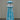 39" Octagon, Solar and Electric Powered  Poly, Lawn Lighthouses Aruba Blue with White Trim