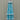 6 ft. Octagon Solar and Electric Powered Poly Lighthouse Aruba Blue with White trim