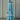 32" Octagon; Solar Powered Poly Lighthouses Aruba Blue with White Trim