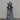 39" Octagon, Solar and Electric Powered  Poly, Lawn Lighthouse, Driftwood Gray/black trim